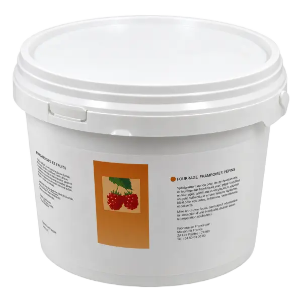 Fourrage framboises avec pépins Linzer 7 kg