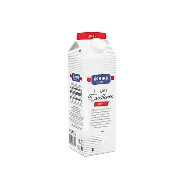 Lait entier d'excellence Echiré par 6x1 litres