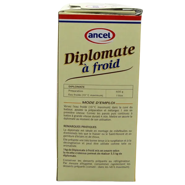 Préparation pour crème diplomate à froid Ancel 1 kg