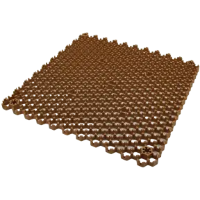 4 dalles Caillebotis Nid d’Abeille Antidérapantes – 50 x 50 x 2 cm – 1 m² - 3