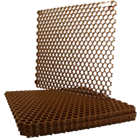 4 dalles Caillebotis Nid d’Abeille Antidérapantes – 50 x 50 x 2 cm – 1 m²