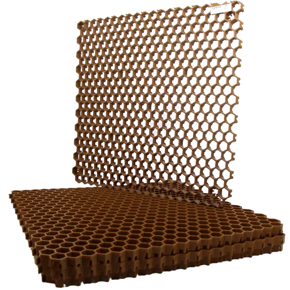 4 dalles Caillebotis Nid d’Abeille Antidérapantes – 50 x 50 x 2 cm – 1 m²