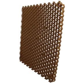 4 dalles Caillebotis Nid d’Abeille Antidérapantes – 50 x 50 x 2 cm – 1 m² - 4