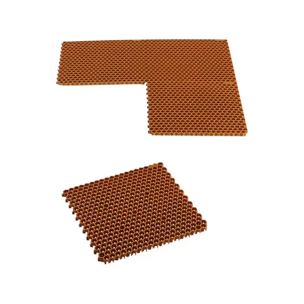 4 dalles Caillebotis Nid d’Abeille Antidérapantes – 50 x 50 x 2 cm – 1 m²