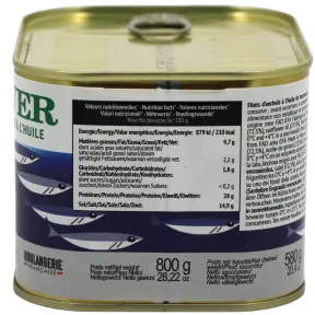 Filets d'anchois Brover 4/4 - 2