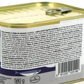 Filets d'anchois Brover 4/4 - 3