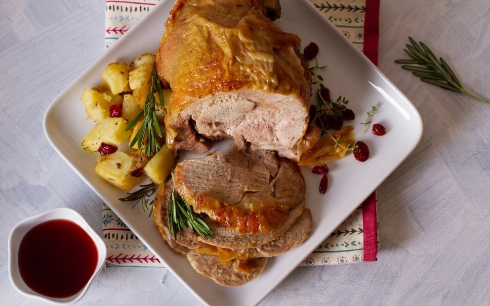 Recette cuisse de dinde en cocotte en fonte au four | La Bo...