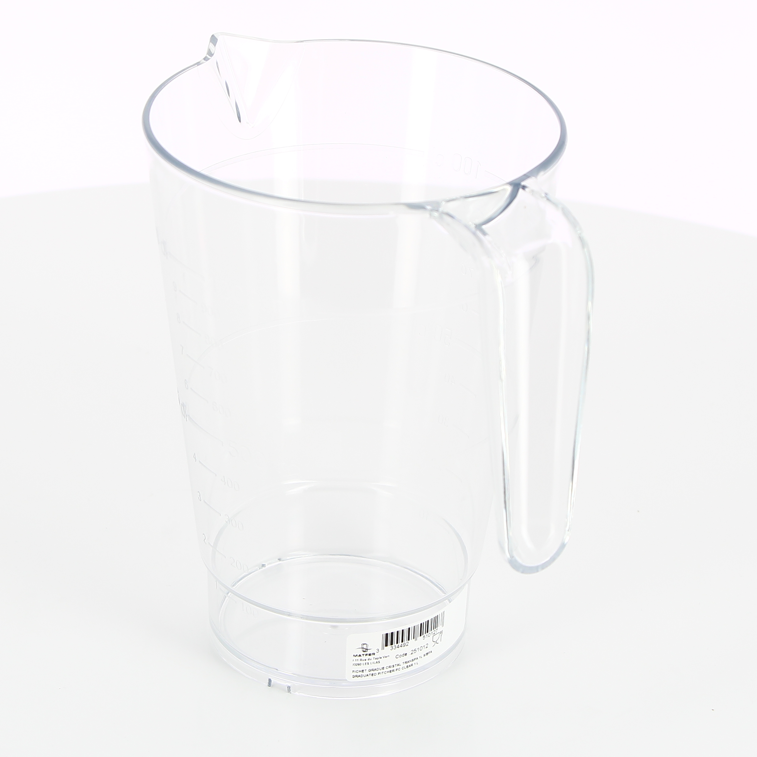 Bécher Bas En Verre 400 Ml – Borosilicate 3.3 Avec Bec Verseur Et Graduations