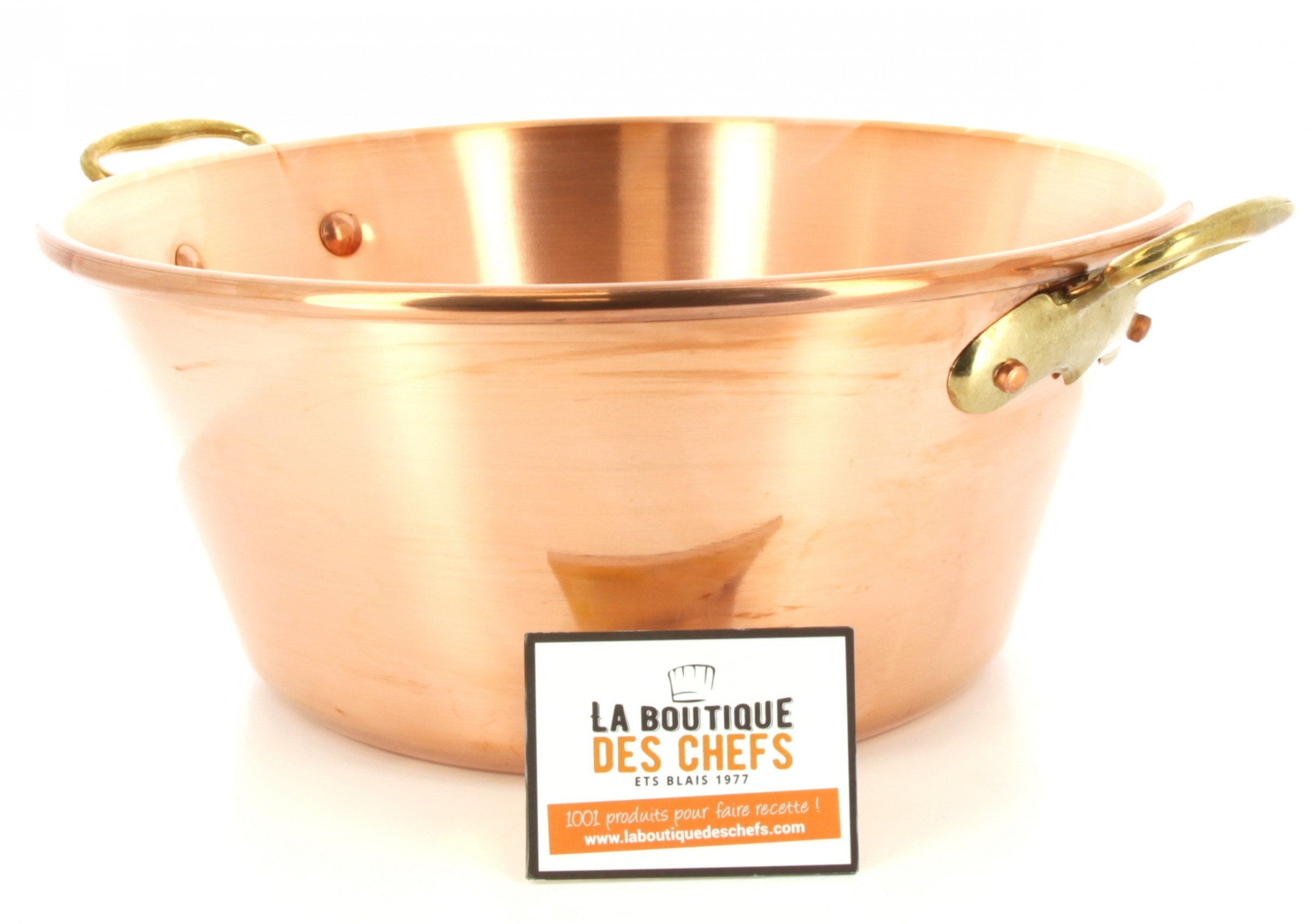 Bassine à confiture en cuivre La Boutique des chefs — free download