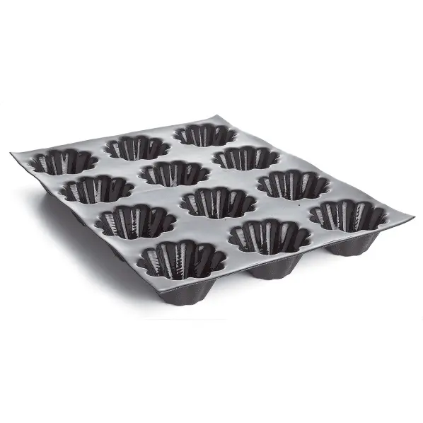 Moule Flexipan 12 brioches cannelées Ø 6.2 cm 40 x 30 cm