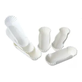 Caissettes à Cupcakes En Papier Sulfurisé - Lot De 1000, Blanc, Diamètre Fond 2.5 Cm