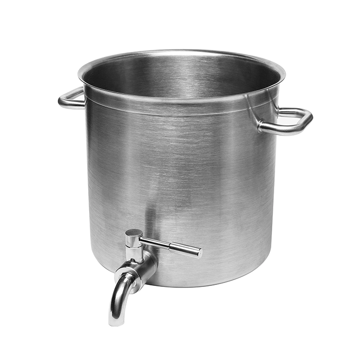 Marmite En Acier Inoxydable Avec Robinet 5-90L - Idéale Maison, Extérieur Et Cuisson Pro